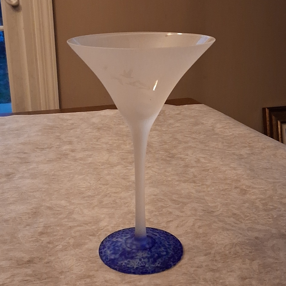 Grey Goose Vodka Frosted Martini Glass